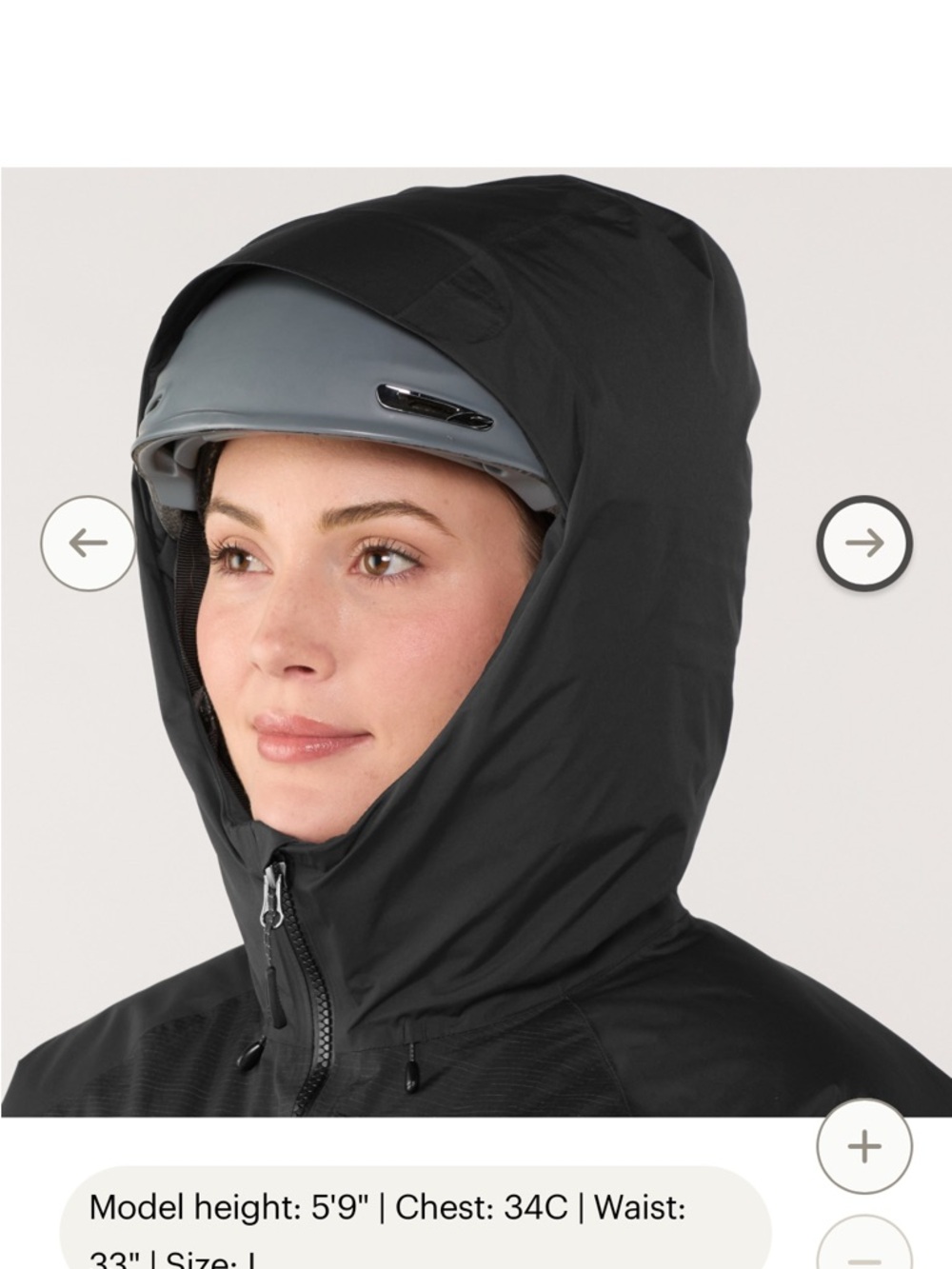 REI Women’s Stormhenge Down Hybrid Waterproof Jacket with Hood - Picture 16 of 16